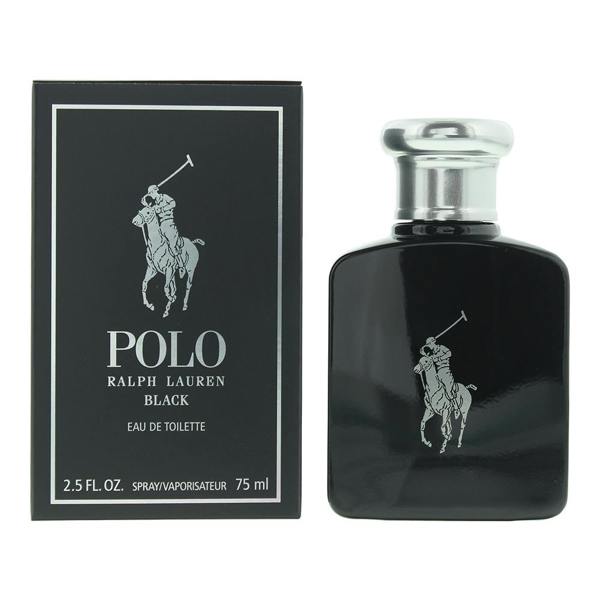 Ralph Lauren Polo Black Mens Eau de Toilette 75ml Fragrance