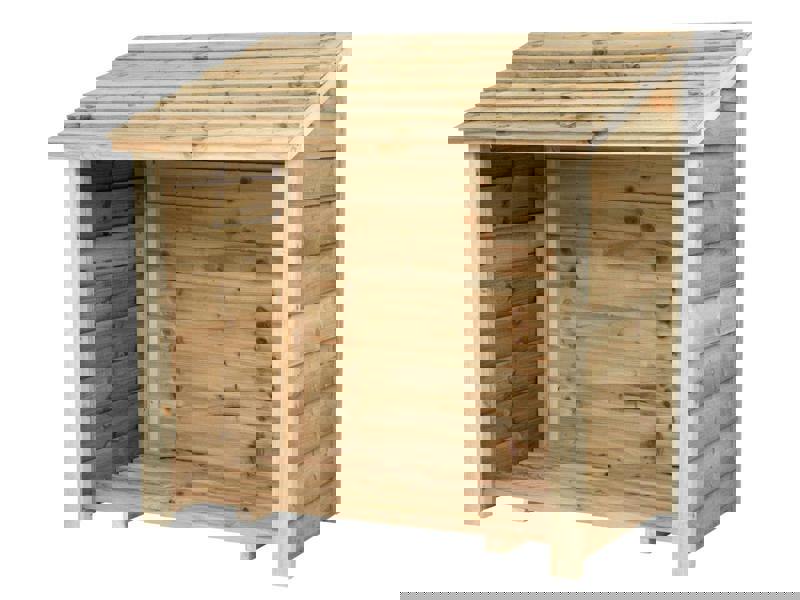 Arbor Garden Solutions Wooden Log Store (W-119cm, H-118cm, D-71cm)