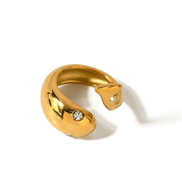 Luxe Tones Kelia 18ct Gold Plated Wrap Ring