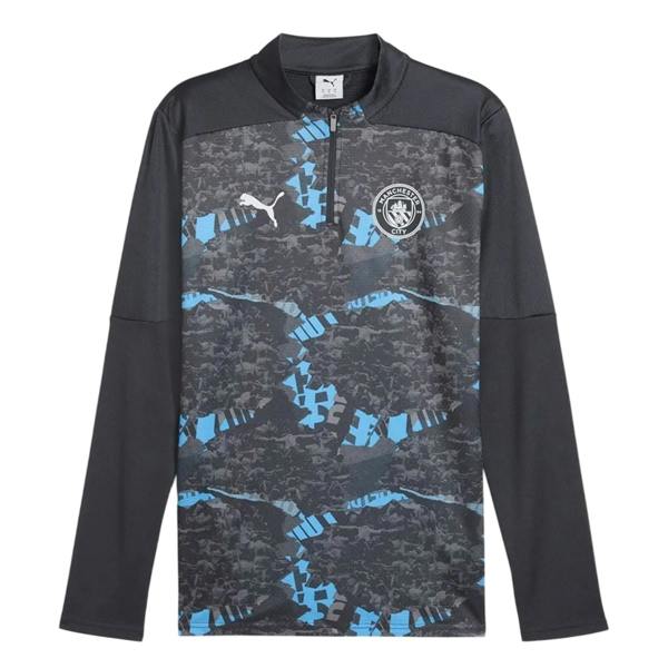 Puma Childrens/Kids 2024/2025 Manchester City FC Track Top - Cool Grey - 