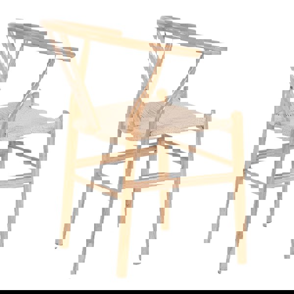 Furniture One Dining Chairs Set of 2, Kitchen Chairs Dining Room Lounge Reception Chairs with Study Legs for Living Room Bedroom - Fully Assembled