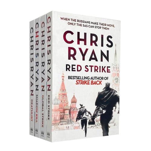 Chris Ryan Strike Back Thriller 4 Book Set - Deathlist, Shadow Kill, Global Strike, Red Strike