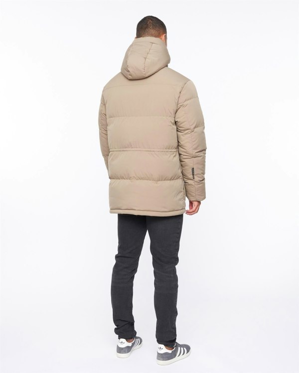 Duck and Cover Fletchley Puffer Jacket Beige