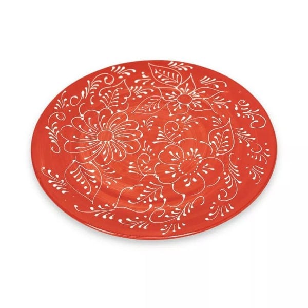red platter