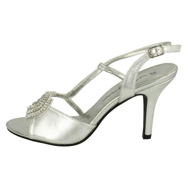Anne Michelle Ladies Anne Michelle Strappy Heeled Sandals