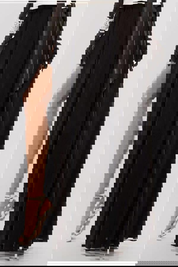 Side Split Soft Touch Maxi Skirt SK41