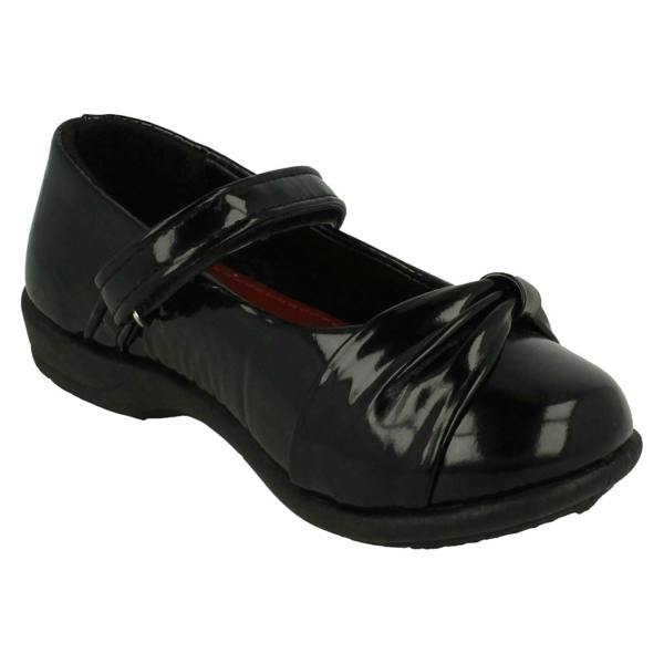 Spot On Girls Spot On Side Bow Detail School Shoes