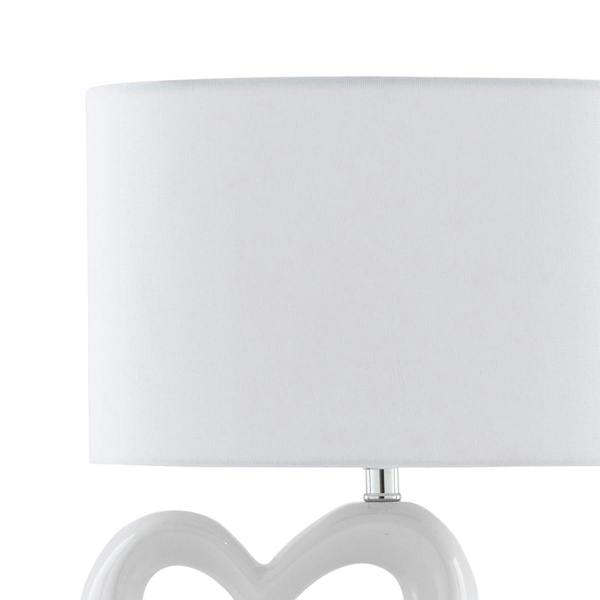 Link White Ceramic Table Lamp