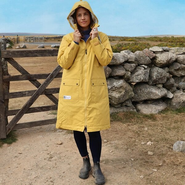 Lazy Jacks LJ159 - Ladies Long Lined Snug Coat - Heather