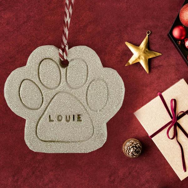 Personalised Pet Christmas Decoration - alternative angle