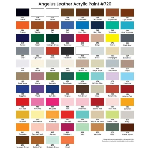 Angelus Leather Paint for Sneaker Customs and Shoes 4oz