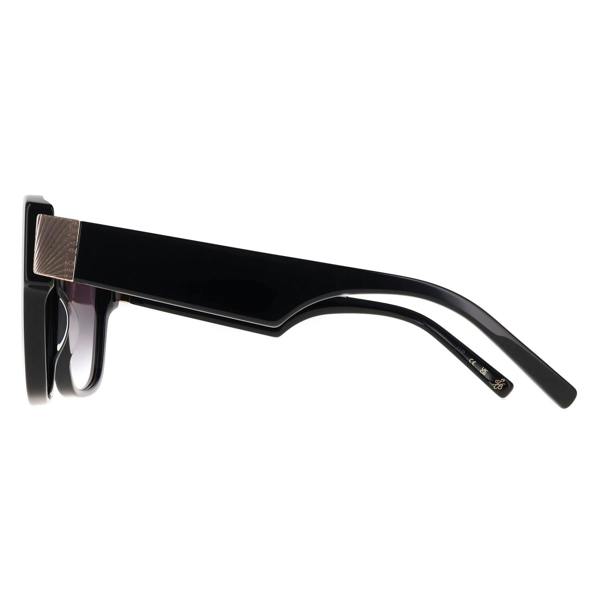Ted Baker Sunglasses TB1767 Linia 001 Gloss Solid Black Purple Gradient