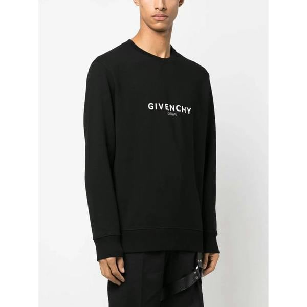 Givenchy Reverse Paris Slim fit Sweatshirt   in  Black