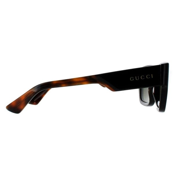 Gucci Sunglasses GG1668S 004 Dark Brown with Havana Green