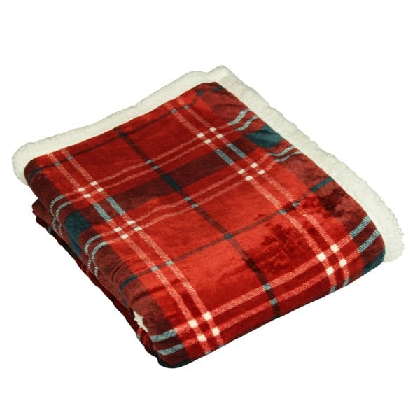 Furn Blake Throw - Red