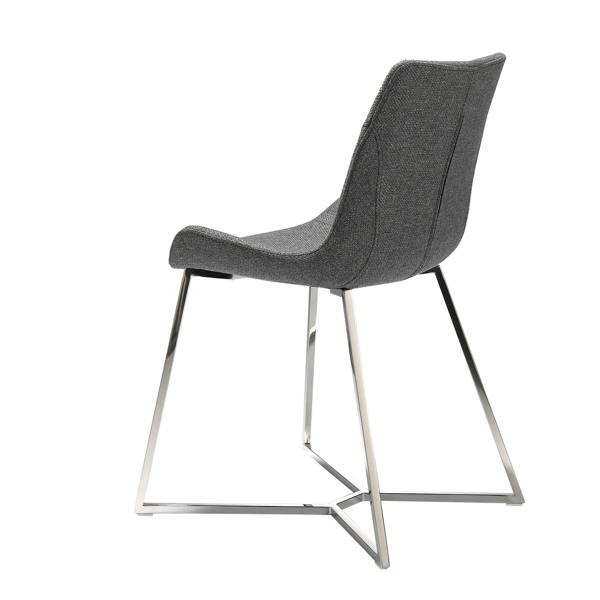 Angel Cerdá Dark Grey Fabric Chair 4009