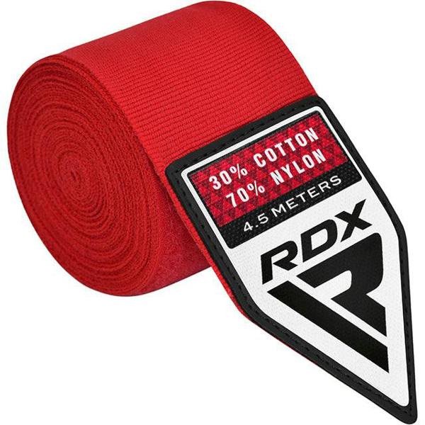 RDX Sports HAND WRAPS RED PLUS
