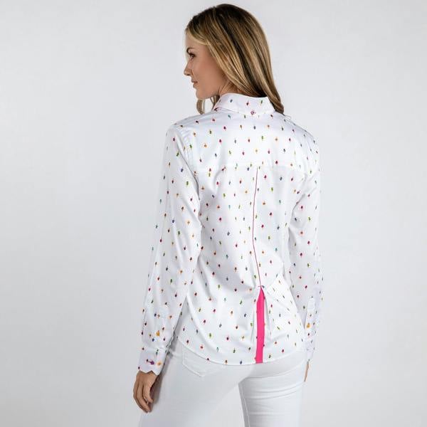 ICE CREAM GELATO CONES  WOMENS  PRINT SHIRT – Premium Men's Patterned Shirt by Claudio Lugli | Bold Design, Tailored Fit, Best Printed Shirts
