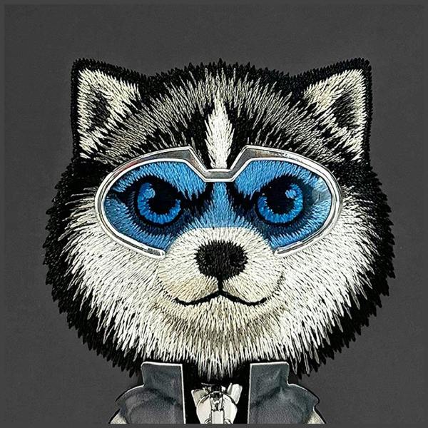 Nimmy Friends Nimmy Cool & Cute 2.0 Husky Case with MagSafe for iPhone 17 6.3" Grey Blue - N-KMLL-IP17-017-A