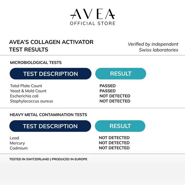 AVEA Collagen Activator - Lemon 30 Powder Sachets - 8400mg Colgevity™ - 4x More Effective Than Regular Collagen - Youthful Skin, Hair & Nails - Vegan Friendly