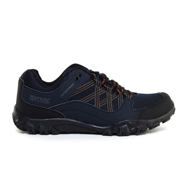 Regatta Men's Edgepoint III Low Rise Hiking Shoes - Navy/Burnt Umber