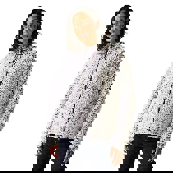 Regatta Womens/Ladies Zelpha Fluffy Hooded Fleece Jacket - Deep Plum - 