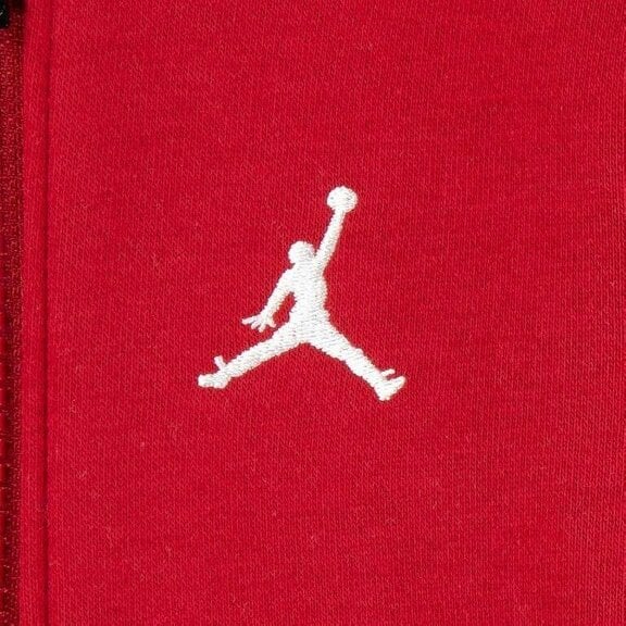 Nike Air Jordan Fleece Unisex Hooded Full Zip Tracksuit Red/Black