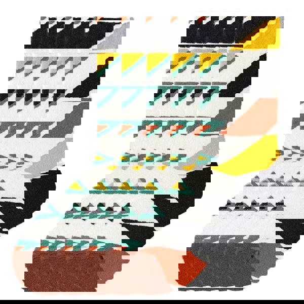 Anyfootwear 5 Pairs Size 5-9 Fashion Long Sock Cartoon Personalized Creative Nature Blue Human Abstract Art For Men Woman Foot Cold Winter Warm