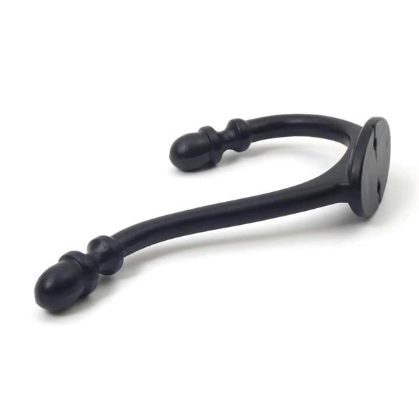 Antique Cast Iron Acorn Design Coat Hook In Epoxy Black Finish 130mm - Pack of 5