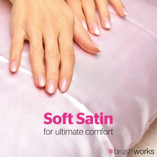 Brushworks Luxe Satin Pillowcase - Pink