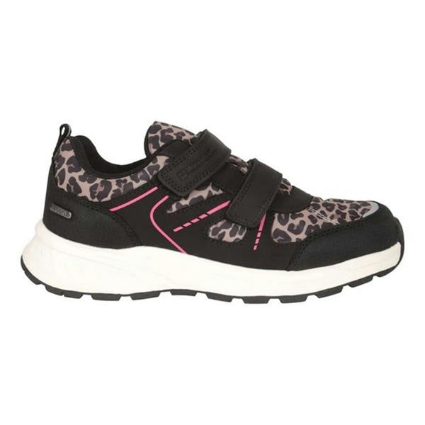 Mountain Warehouse Childrens/Kids Jupiter Adaptive Leopard Waterproof Trainers - Pink - 