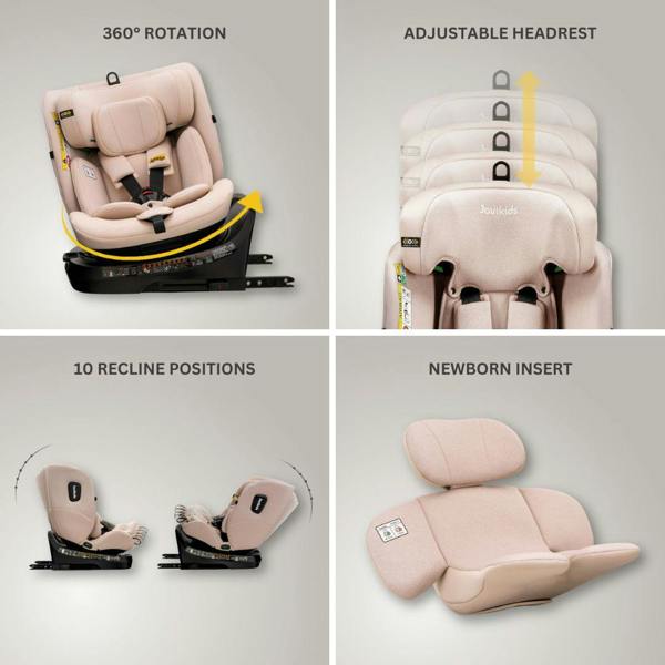 JoviKids Ranger TT Car Seat - Rosewood