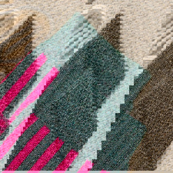 Anysox 5 Pairs Wool Socks One Size 5-9 Thick Warm Multicolor Winter