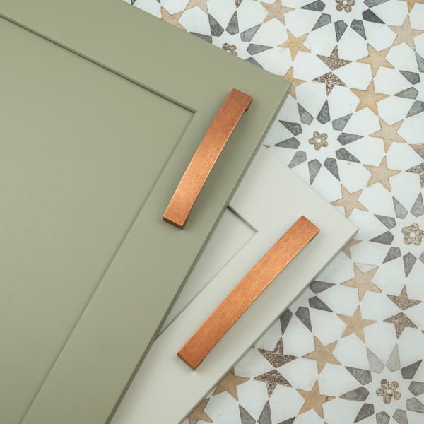 Handle & Home Antique Copper Bow Handles