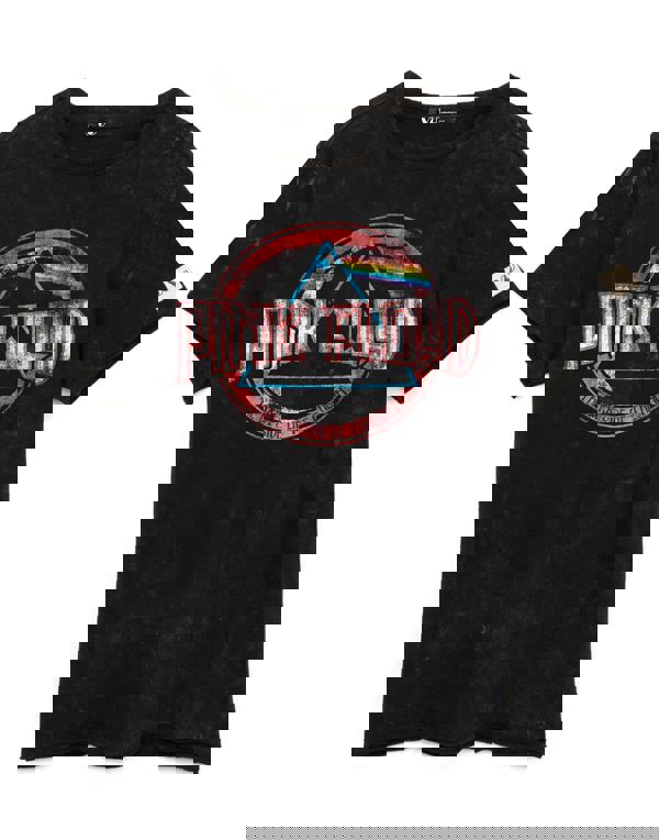 Pink Floyd Mens Black Logo Short Sleeved T-Shirt