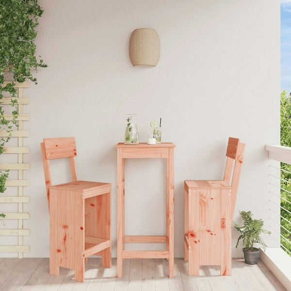 Berkfield Bar Stools 2 pcs 40x48.5x115.5 cm Solid Wood Douglas