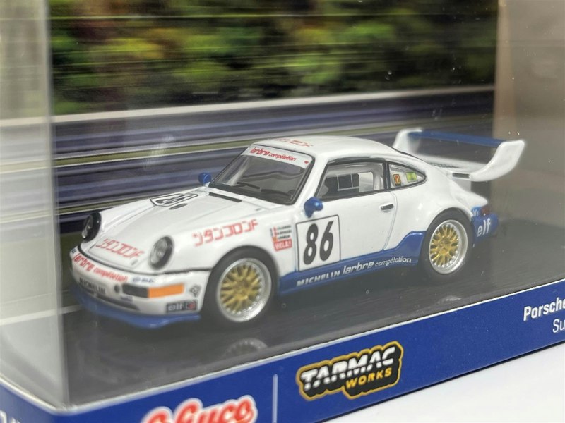 Tarmac Porsche 911 Turbo S LM GT Suzuka 1000 km 1994 1:64 Scale Tarmac Works T64S00994SU