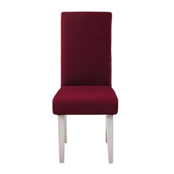 Anyseat Chair Cover Wine Red Corn Kernels Waterproof Universal Size for Dining Room Stretch Seat Slipcovers