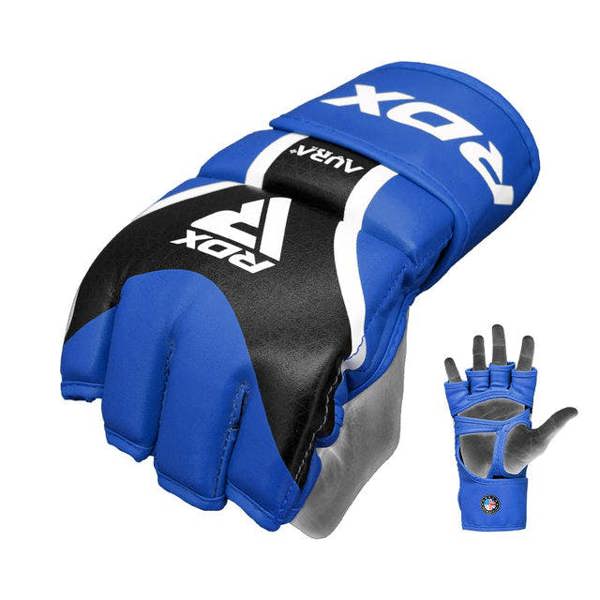 RDX Sports GRAPPLING GLOVES AURA PLUS T-17 BLUE/BLACK