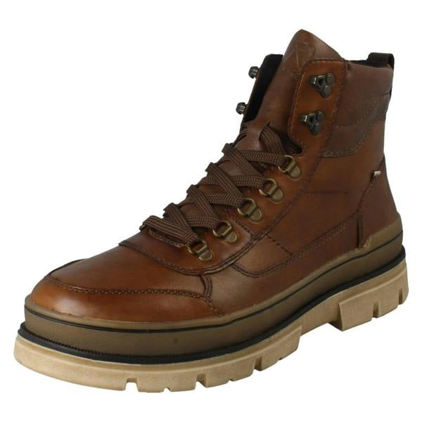 Rieker Mens Rieker Lace/Zip Up Casual Boots U1271