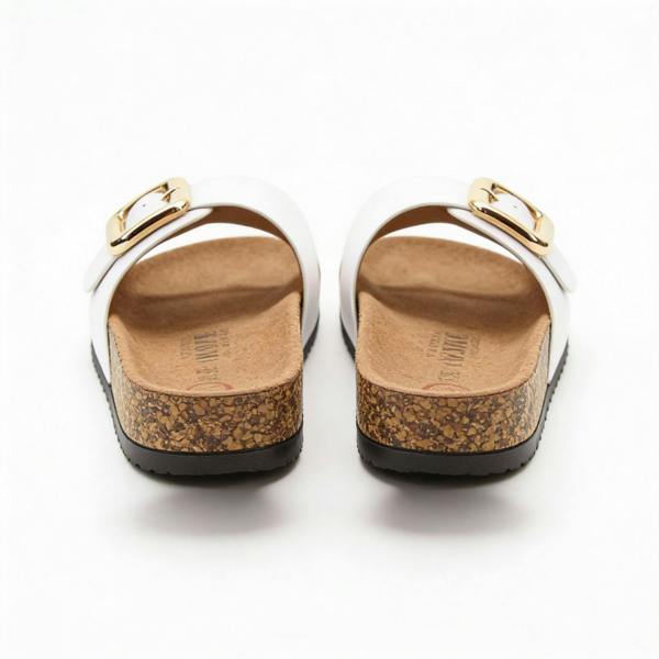 Heavenly Feet IGGY Mules Sandals   in  White