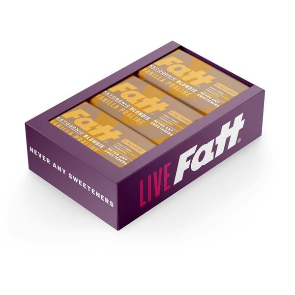 Fatt Vanilla + Praline Keto Blondie