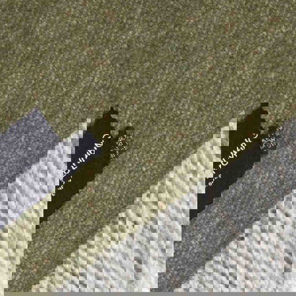Heating & Plumbing London The Loft - Pure New Wool Throw - Reversible Fern / Grey