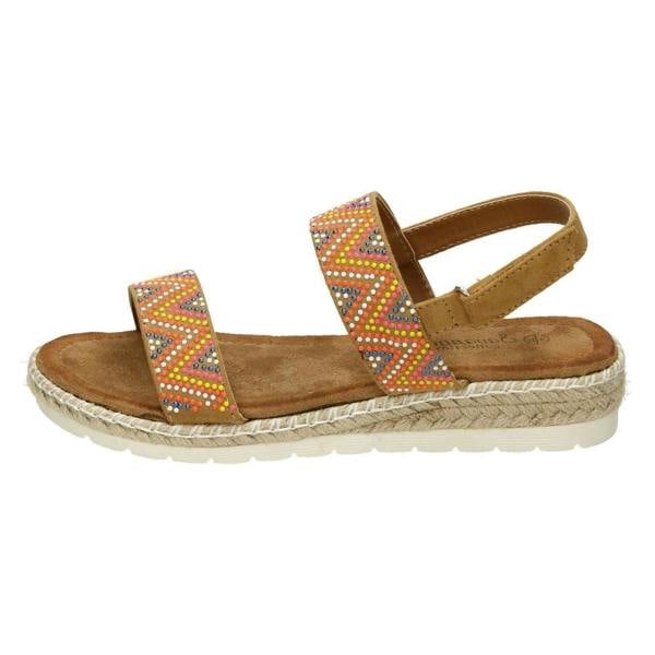 Savannah Ladies Savannah Coloured Studded Sandals