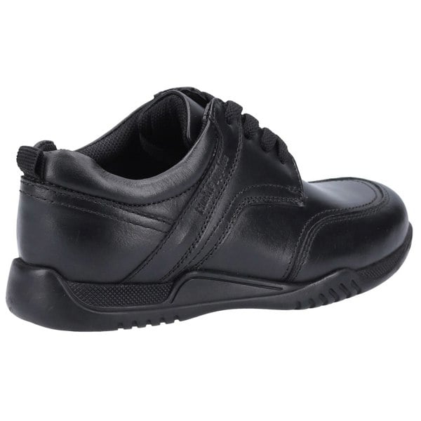 Hush Puppies Harvey Senior Leather Boys's Black Lace-Up Shoes