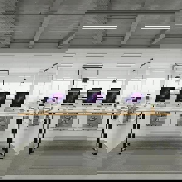 TRL Furniture Premium Solid Oak Standing Workstation