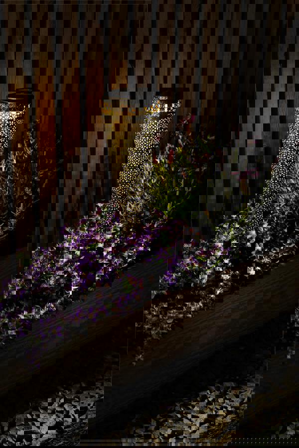 Luxform Solar Guernsey Torch Light Flower Design 13Pk