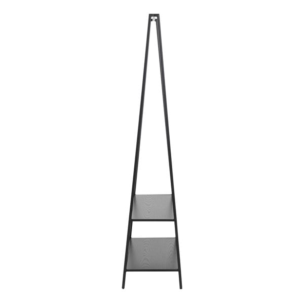 Furniture To Go Seaford Clothes Rack with 2 shelves in Black