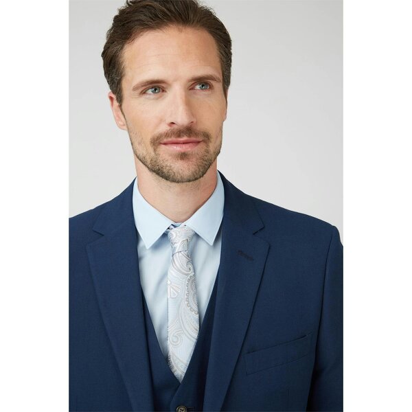 Limehaus Slim Fit Bright Blue Suit Jacket