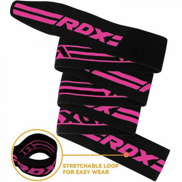 RDX Sports GYM KNEE WRAP PINK PRO